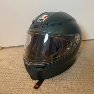 AGV K-6 Motorcycle Helmet (Color: Petrolio Matt; Size: MS)